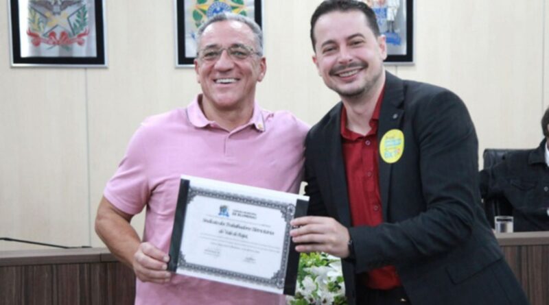 Sintevi é homenageado na Câmara de Blumenau