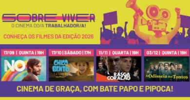 Sinjusc retoma o Cinema do Trabalhador na capital 5ª temporada começa com exibições online