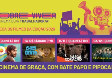 Sinjusc retoma o Cinema do Trabalhador na capital 5ª temporada começa com exibições online
