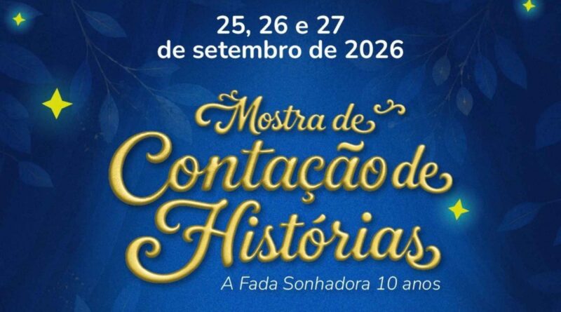 Projeto A Fada Sonhadora celebra 10 anos com Mostra de Contadores de Histórias no Teatro Carlos Gomes de Blumenau